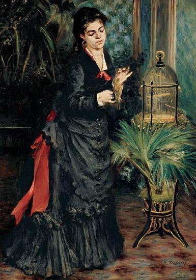 Pierre-Auguste Renoir Woman with a Parrot